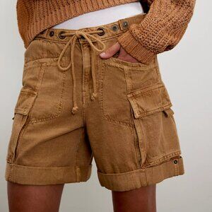 NWT Frankie Washed Shorts Color Iced Coffee
